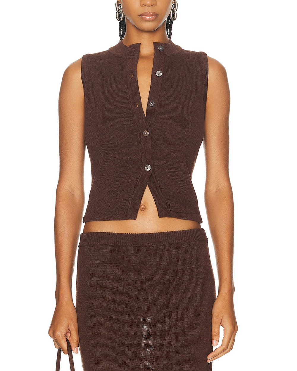 Ser.O.Ya Cozy Brown Alani Size XS Vest